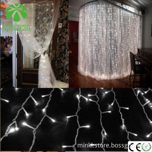 2015 Hot-selling long lifespan outdoor wedding , christmas decorations LED curtain light